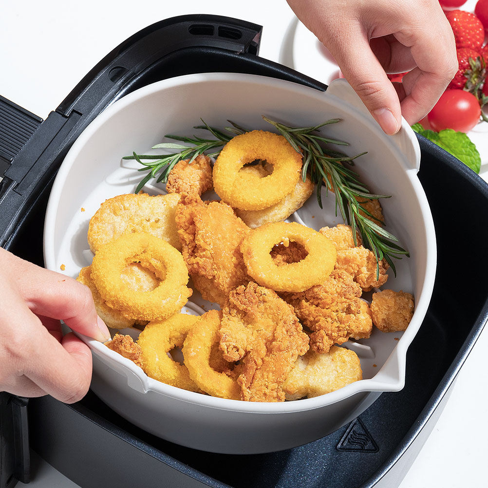 에어프라이어용 실리콘 라이너, 재사용 가능한 논스틱 베 - Air Fryer 리뷰 및 가격