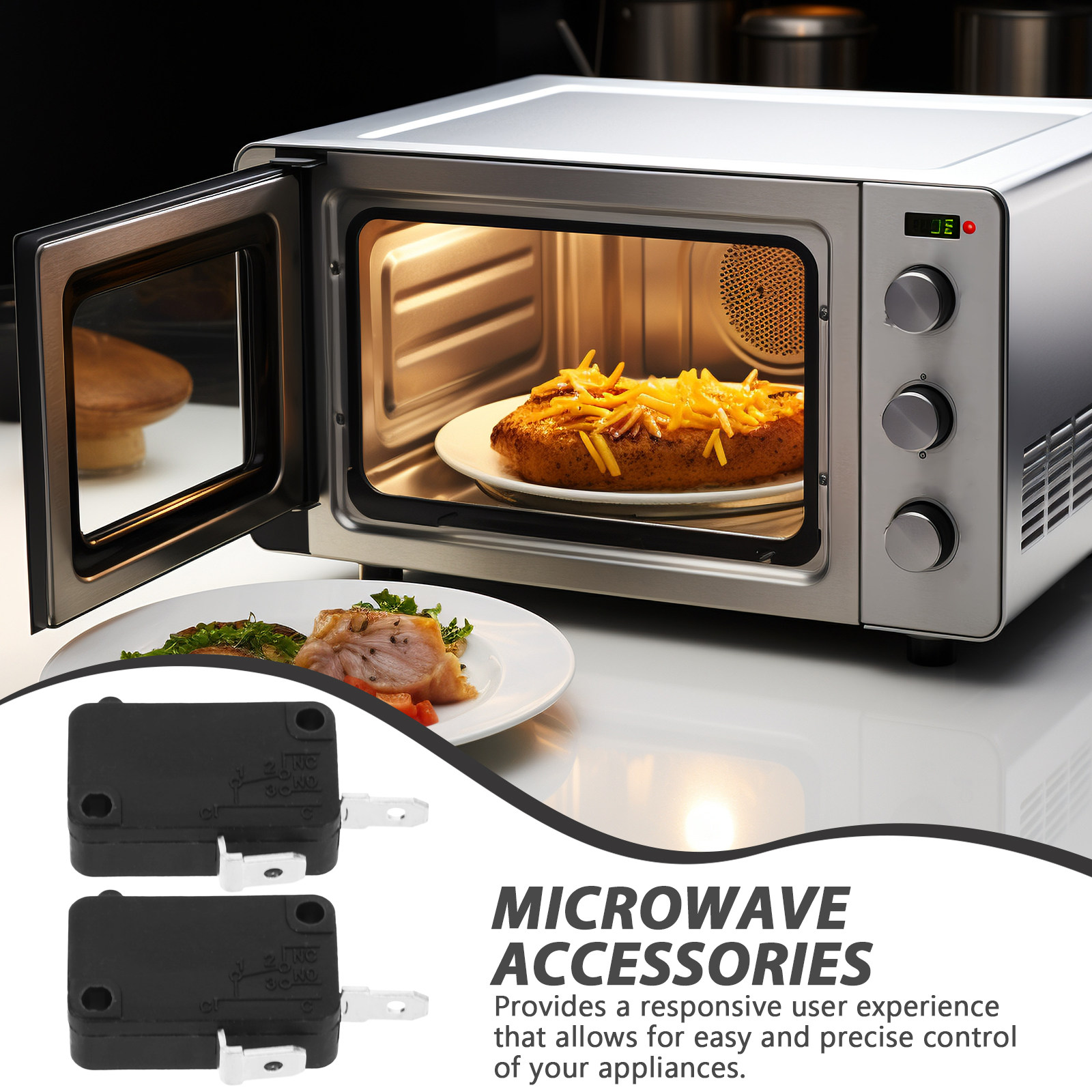 2개입 마이크로 스위치, 일반적으로 열린 상태로 작동하 - Microwave Oven 리뷰 및 가격