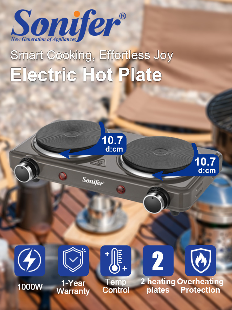 더블 버너 전기 스토브 Sonifer SF-3068 5 - Induction Cooktop Portable 리뷰 및 가격