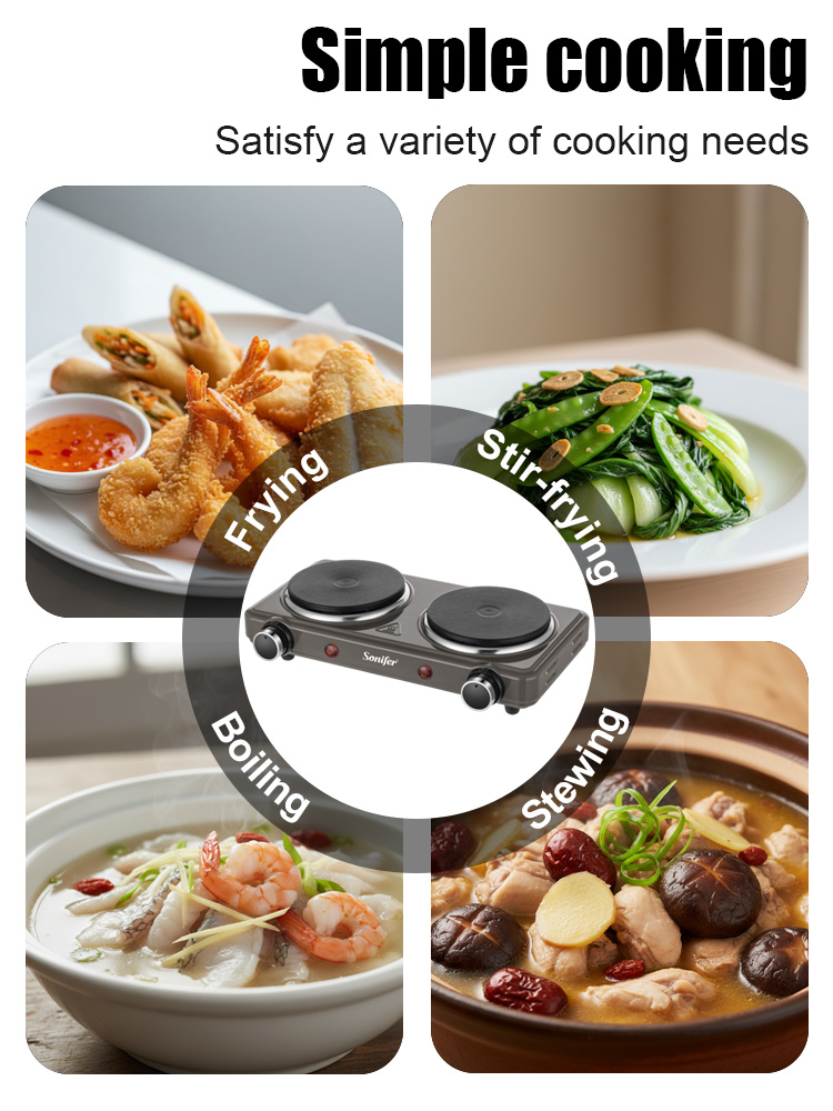 더블 버너 전기 스토브 Sonifer SF-3068 5 - Induction Cooktop Portable 리뷰 및 가격