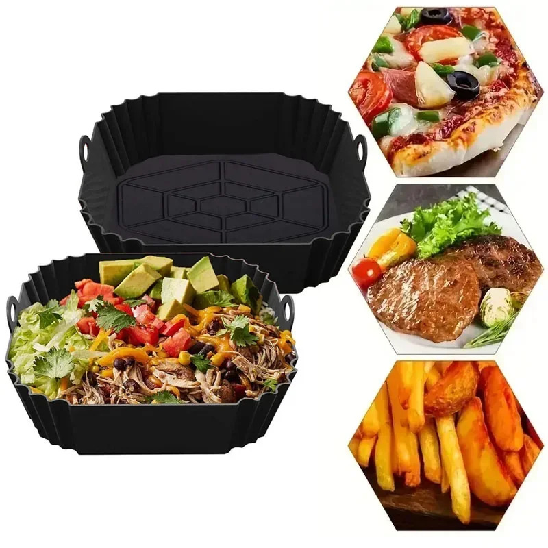 1개 실리콘 에어프라이어 바구니, 피자 튀김 치킨 베이 - Air Fryer 리뷰 및 가격