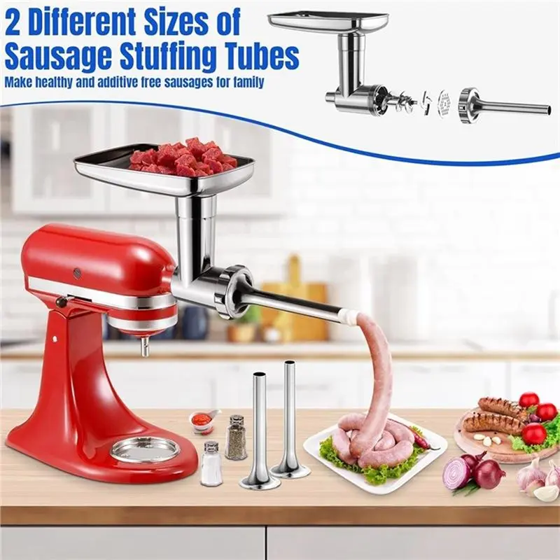 키친에이드 스탠드 믹서용 스테인리스 스틸 분쇄기 부착물 - Stand Mixer 리뷰 및 가격