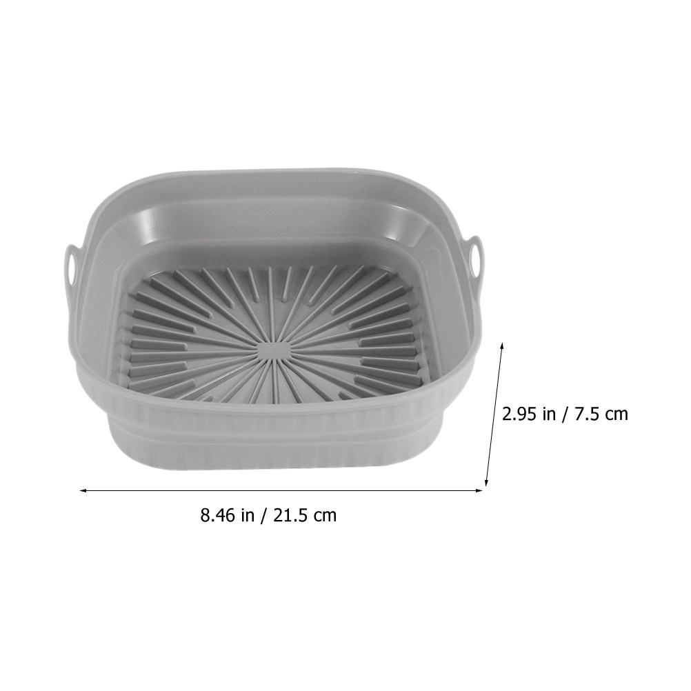 실리콘 재질의 재사용 가능한 논스틱 이중 손잡이 에어프 - Air Fryer 리뷰 및 가격