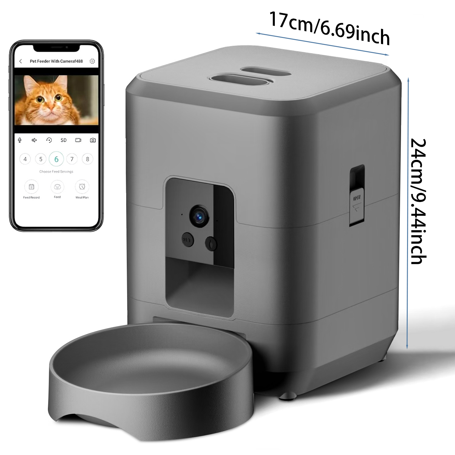 2L 자동 급식기, 스마트 반려동물 급식기, Wi-Fi - Kitchen Appliances Video 리뷰 및 가격
